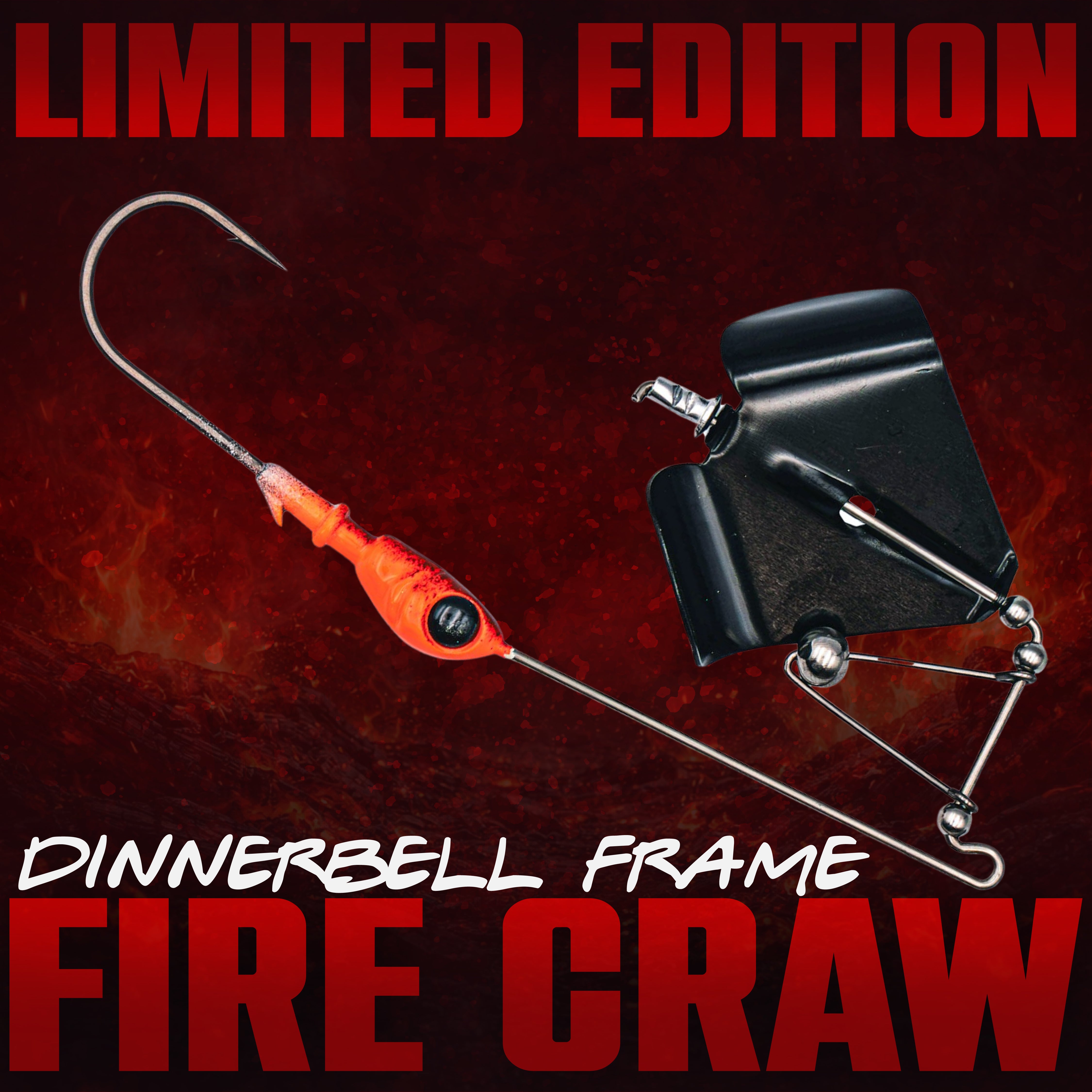 Limited Edition Fire Craw - Dinnerbell Frame Buzzbait