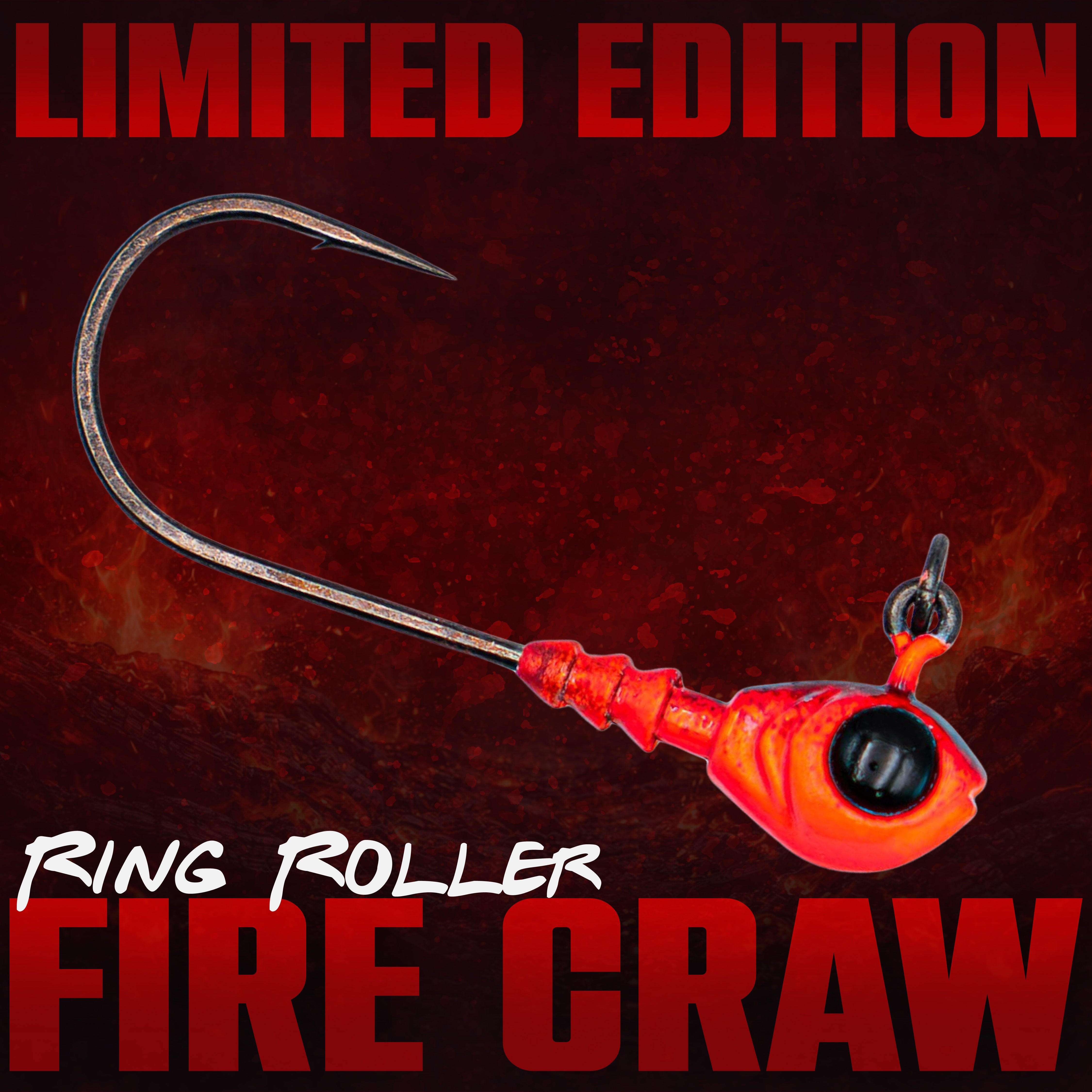 Limited Edition Fire Craw - Ring Roller Jig Head