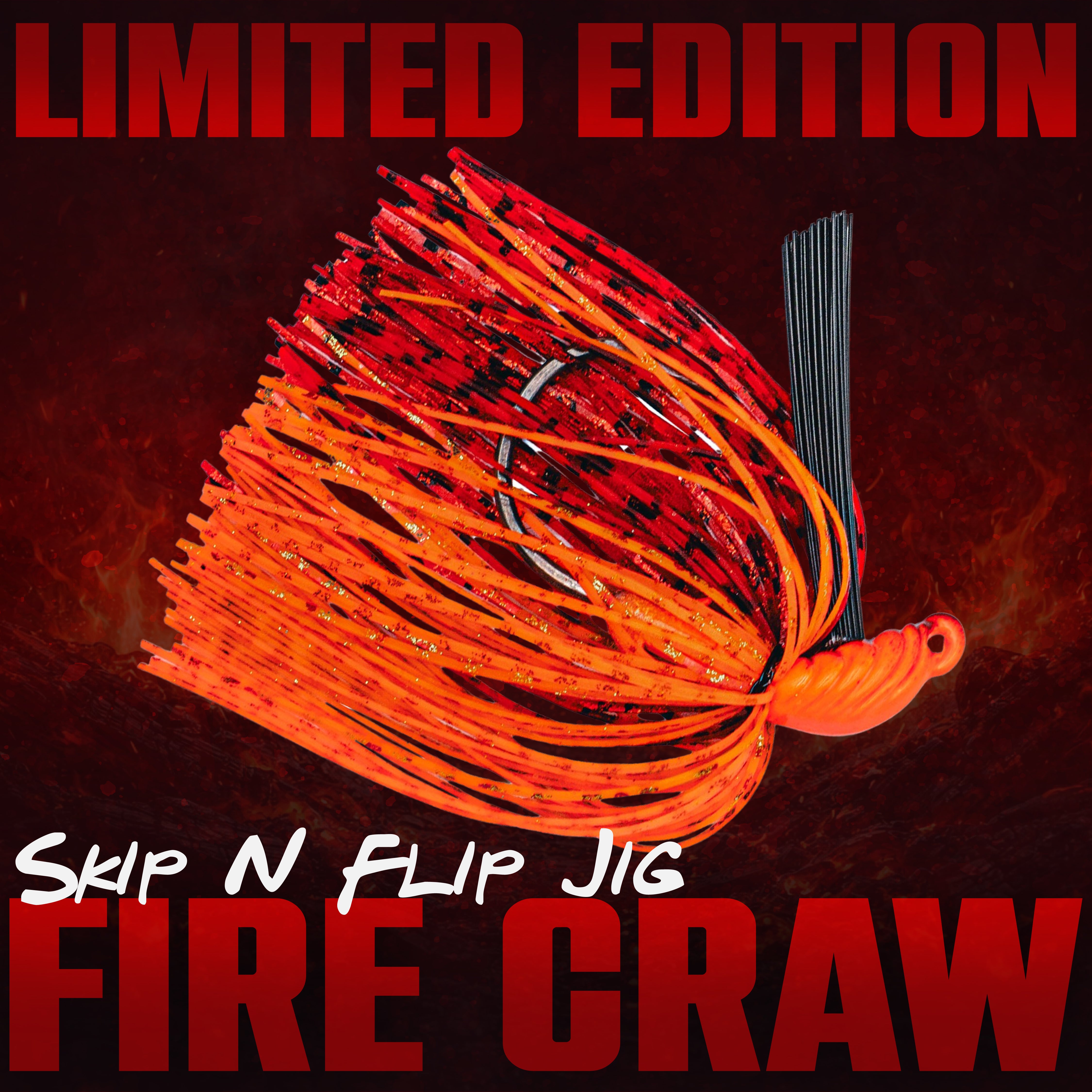 Limited Edition Fire Craw - Skip N Flip Jig