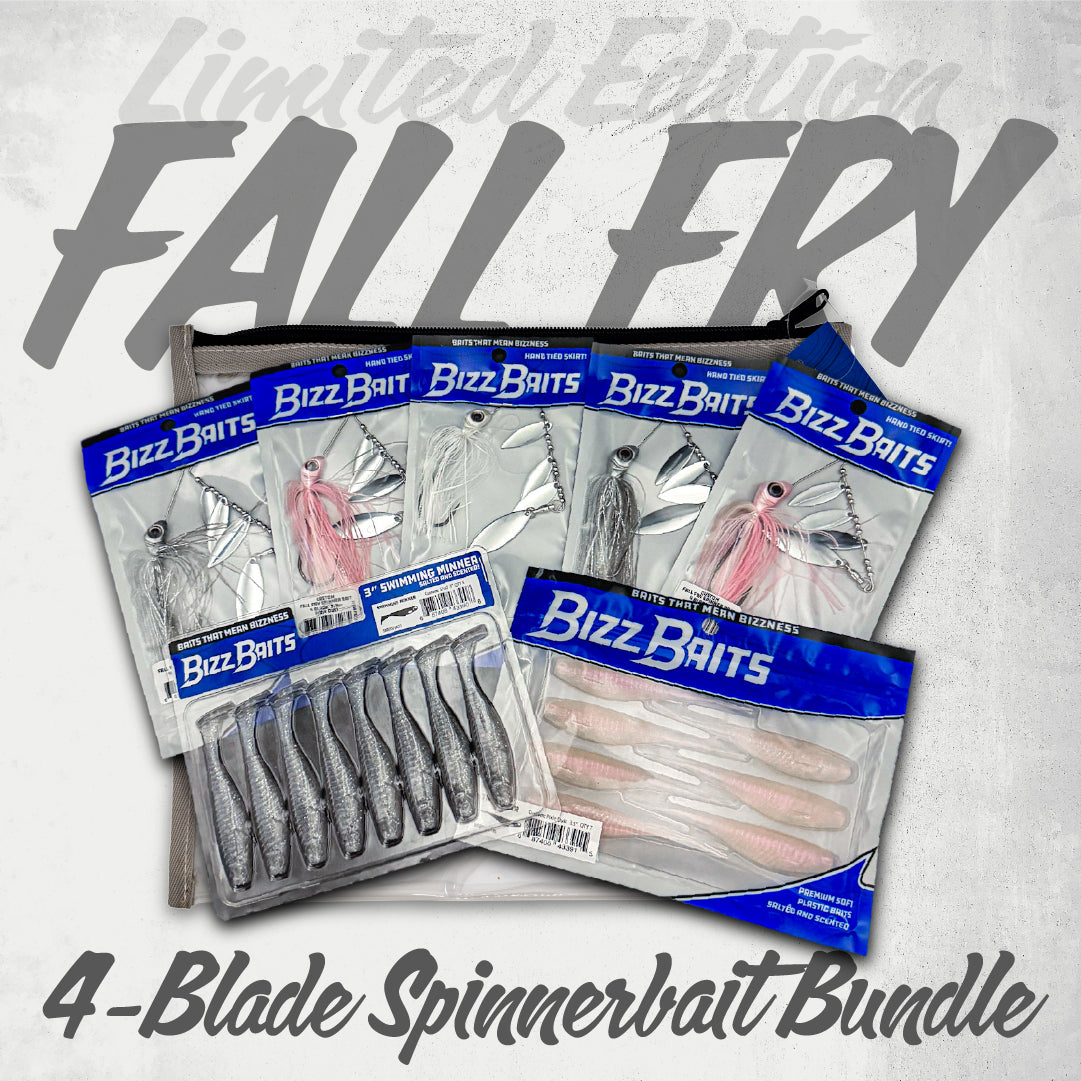 Fall Fry 4-Blade Spinnerbait Bundle