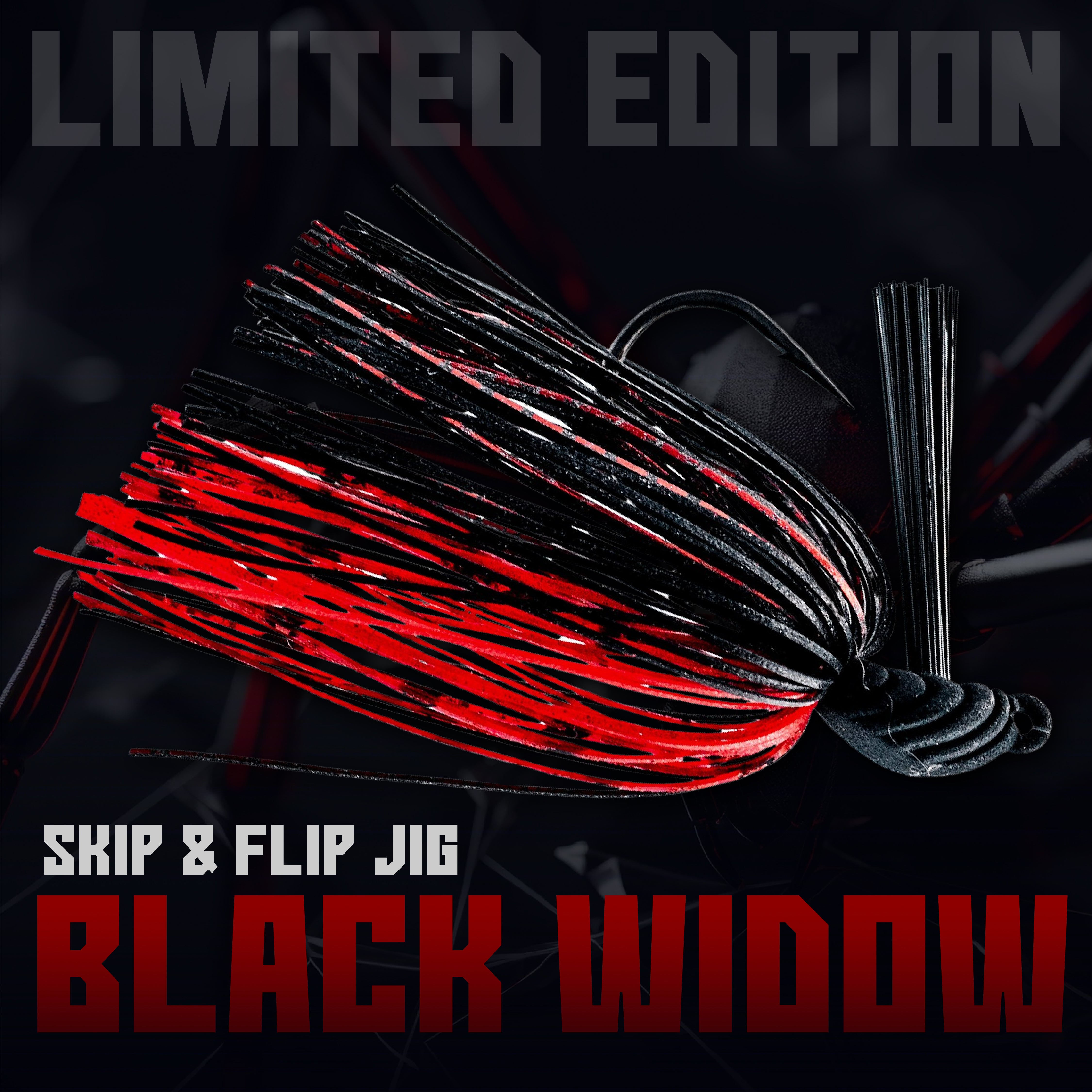 Limited Edition Black Widow - Skip & Flip Jig