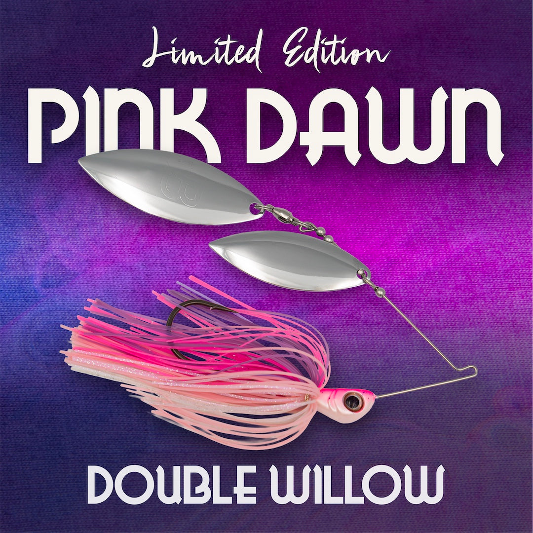 PINK DAWN DOUBLE WILLOW SPINNERBAIT