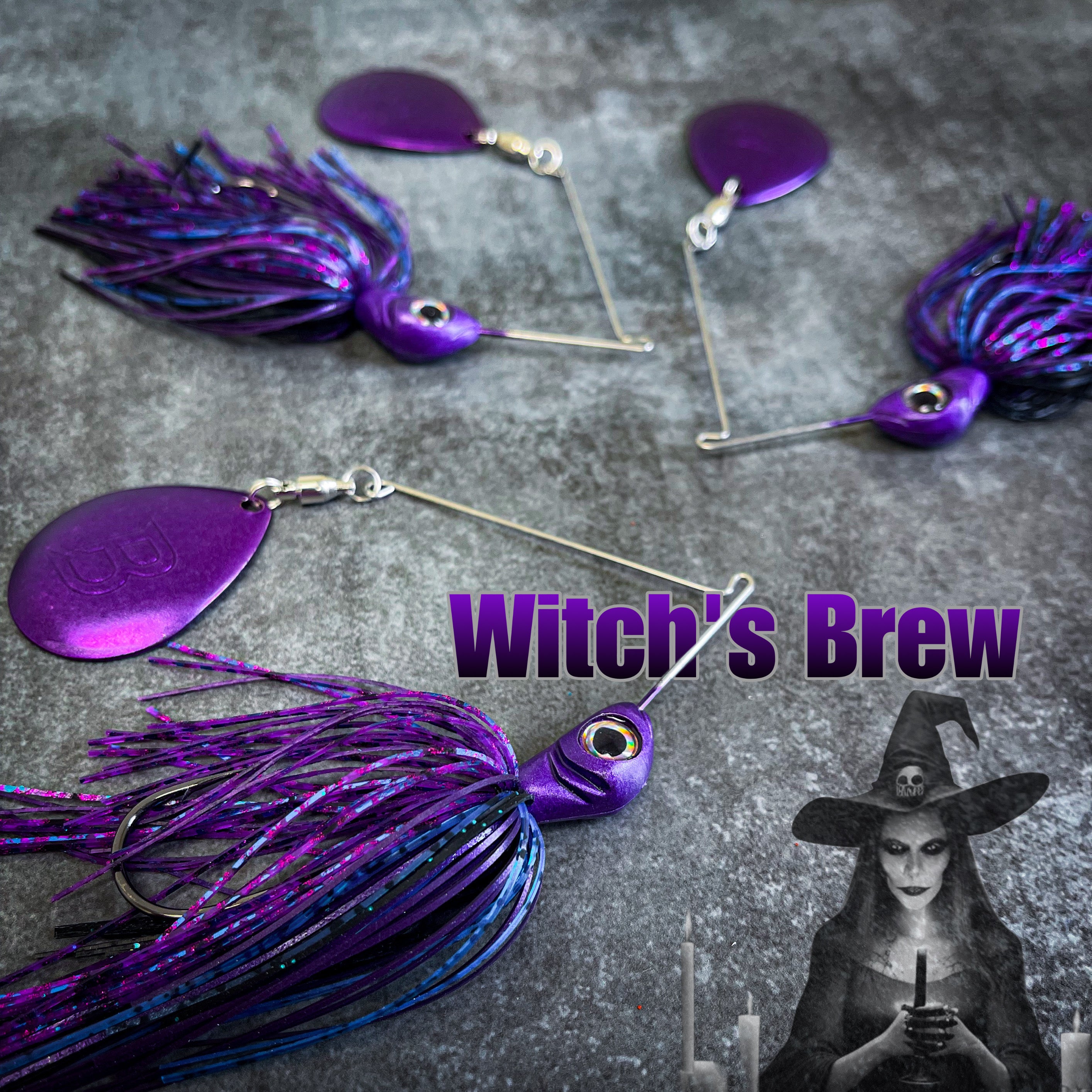 Custom - Witch's Brew - Big Thump 5/8oz Spinnerbait