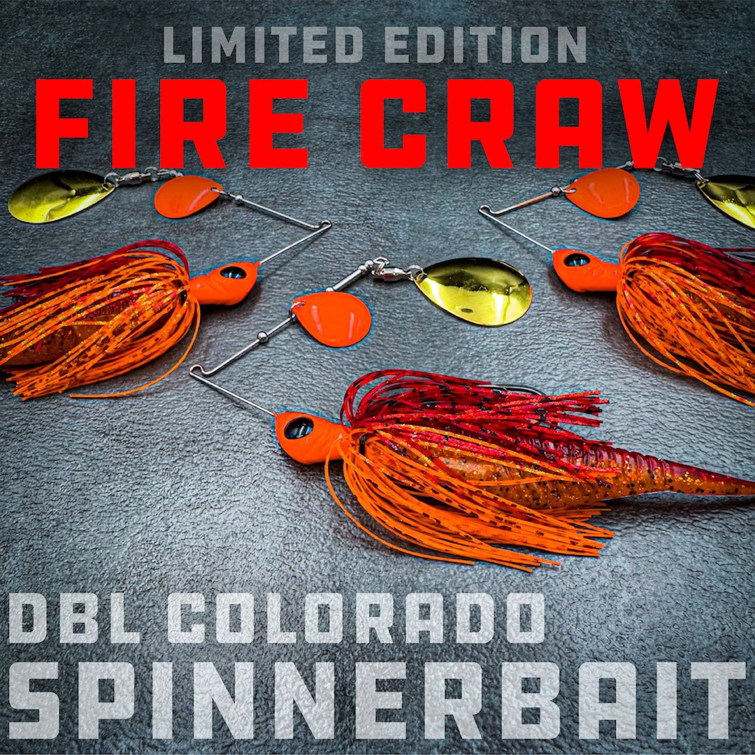 Exclusive Fire Craw Spinnerbait - DBL Colorado