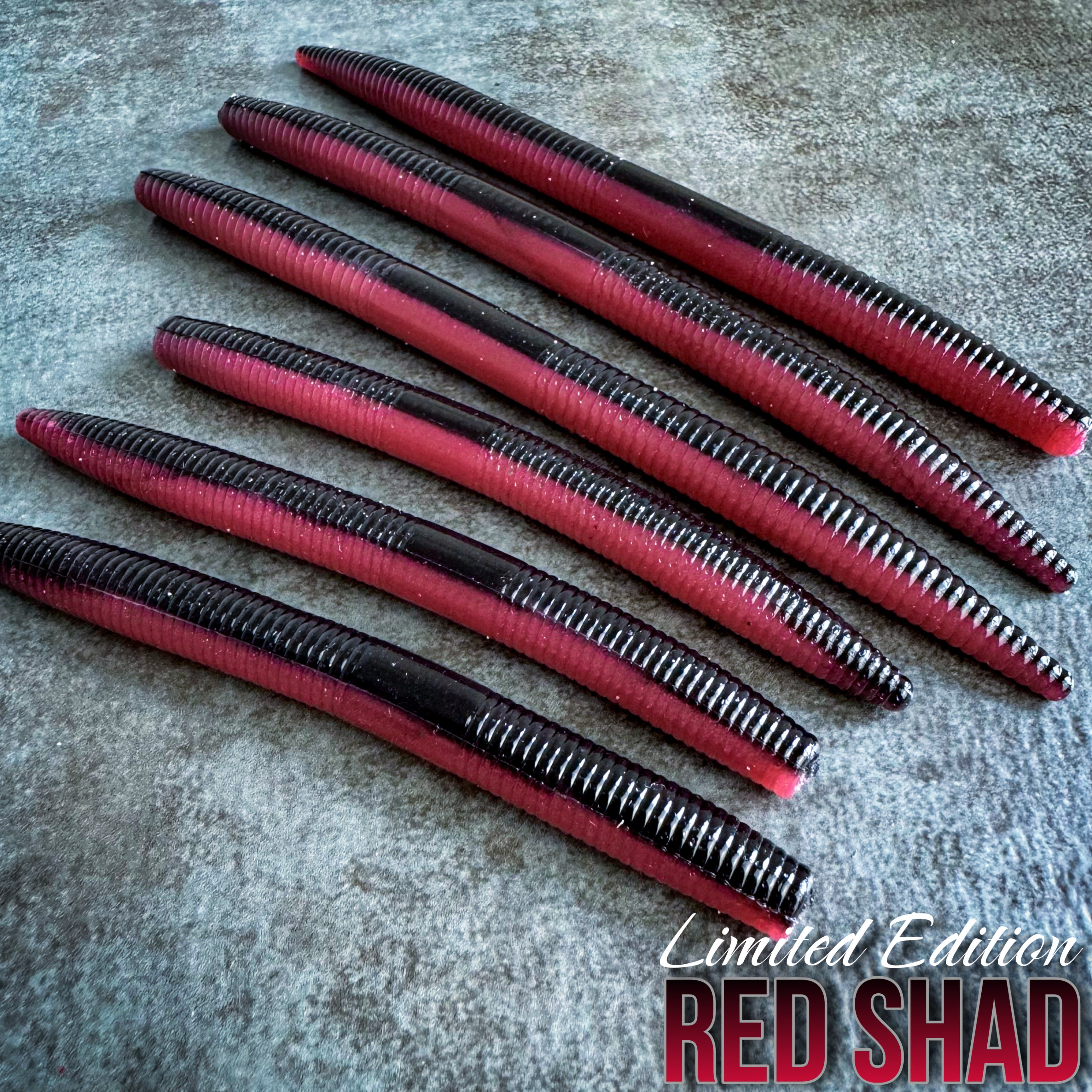 Custom - Red Shad Sassy Sticks | Bizz Baits