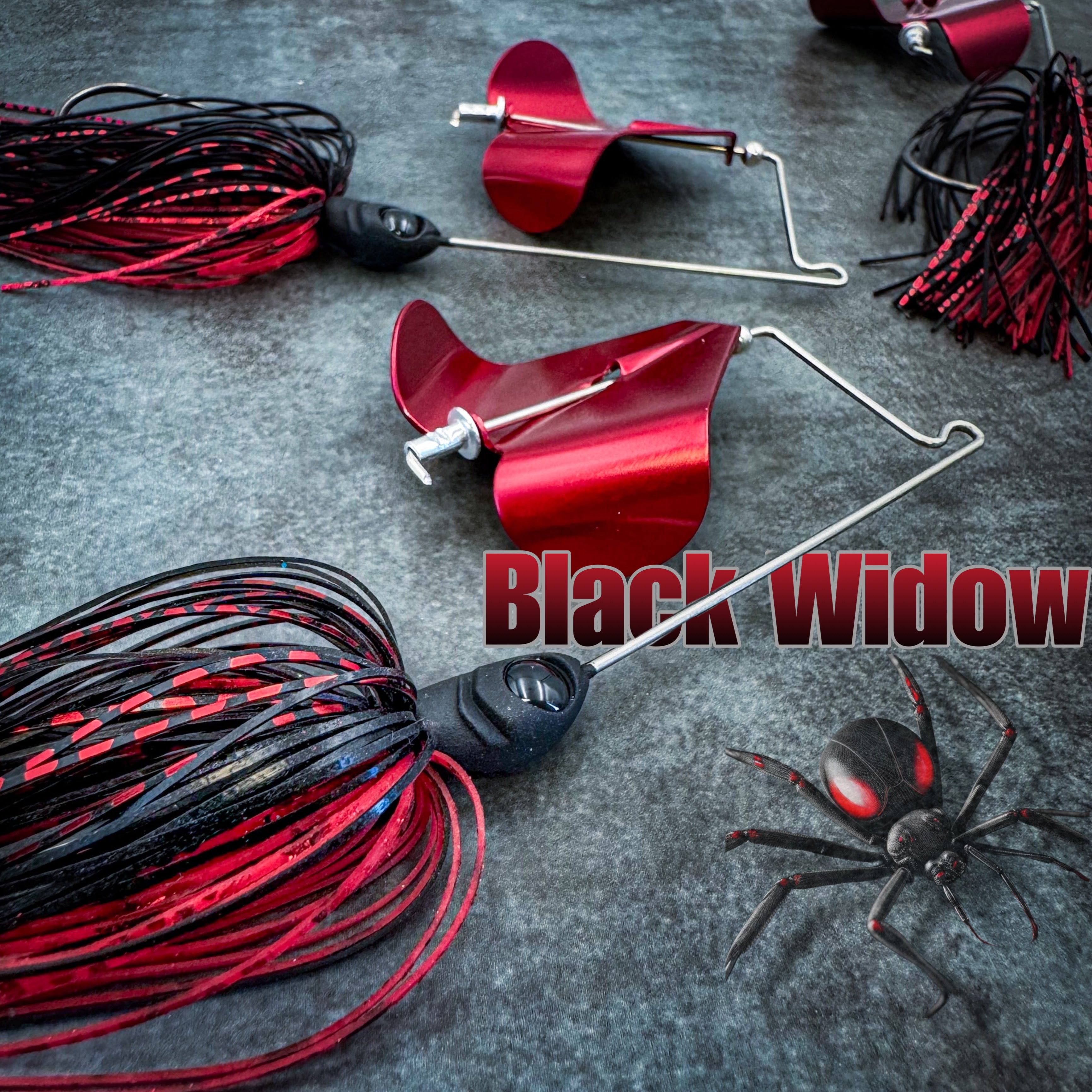 Custom - Black Widow - 3/8oz Buzzbait