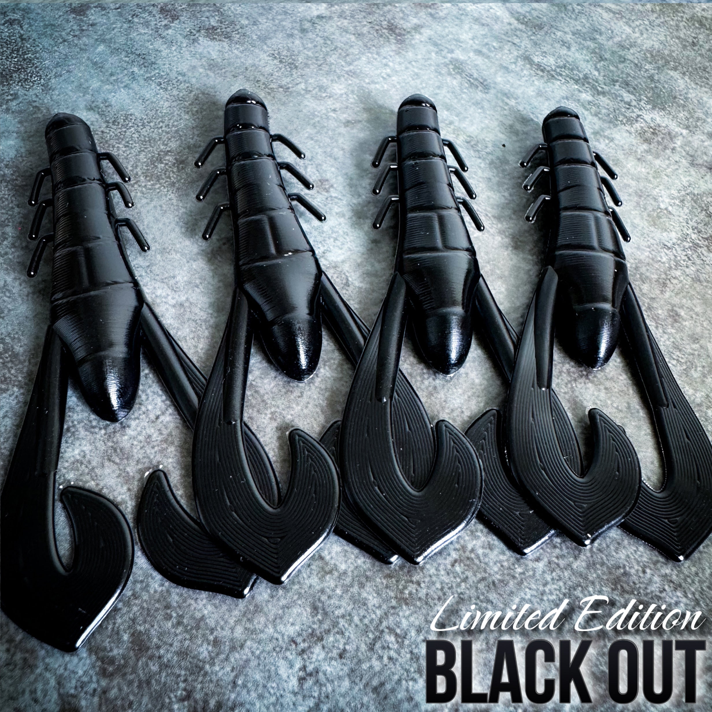 Black Out - Cutter Craws 3.75" (8pk)