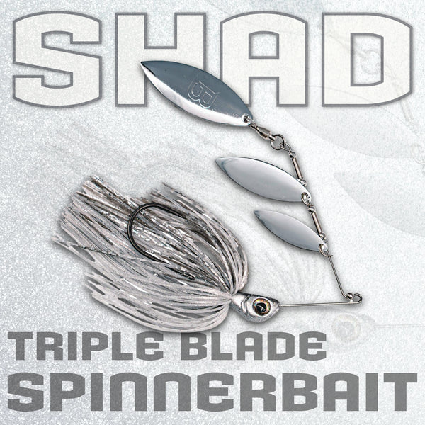 Limited Edition Shad - Triple Blade Spinnerbait