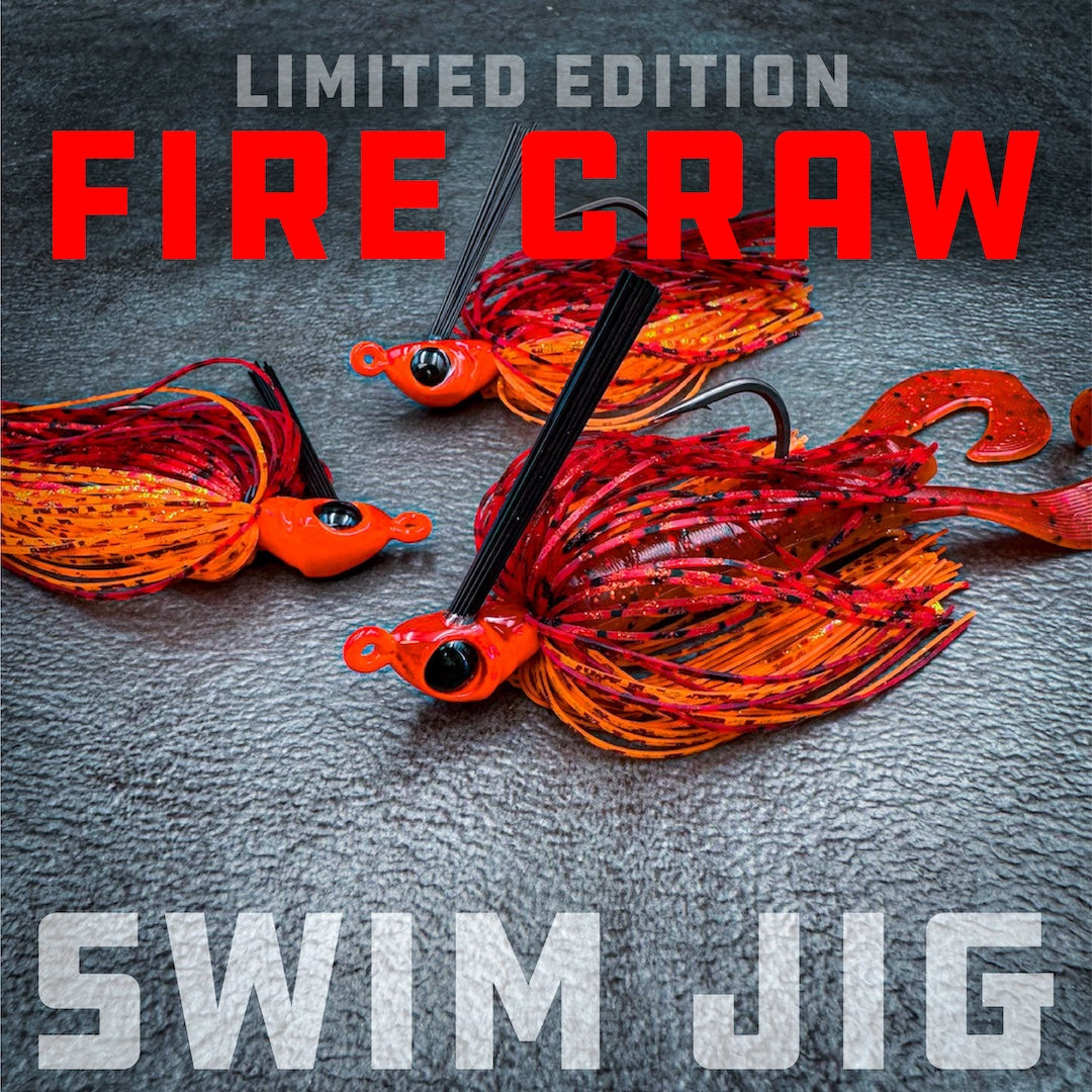 Exclusive Fire Craw Swim Jigs