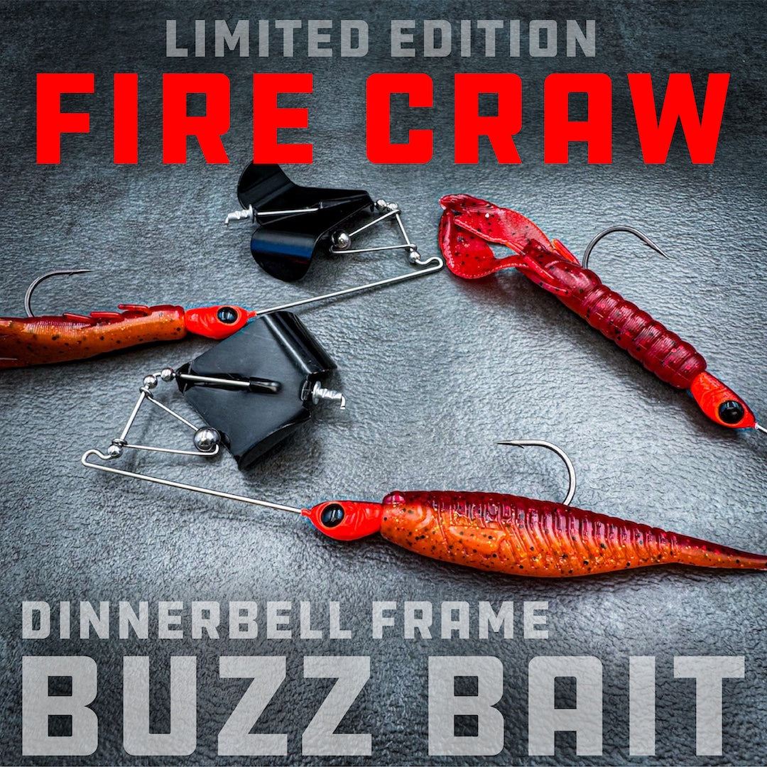 Limited Fire Craw Dinnerbell BODY Buzz Bait - 3/8oz