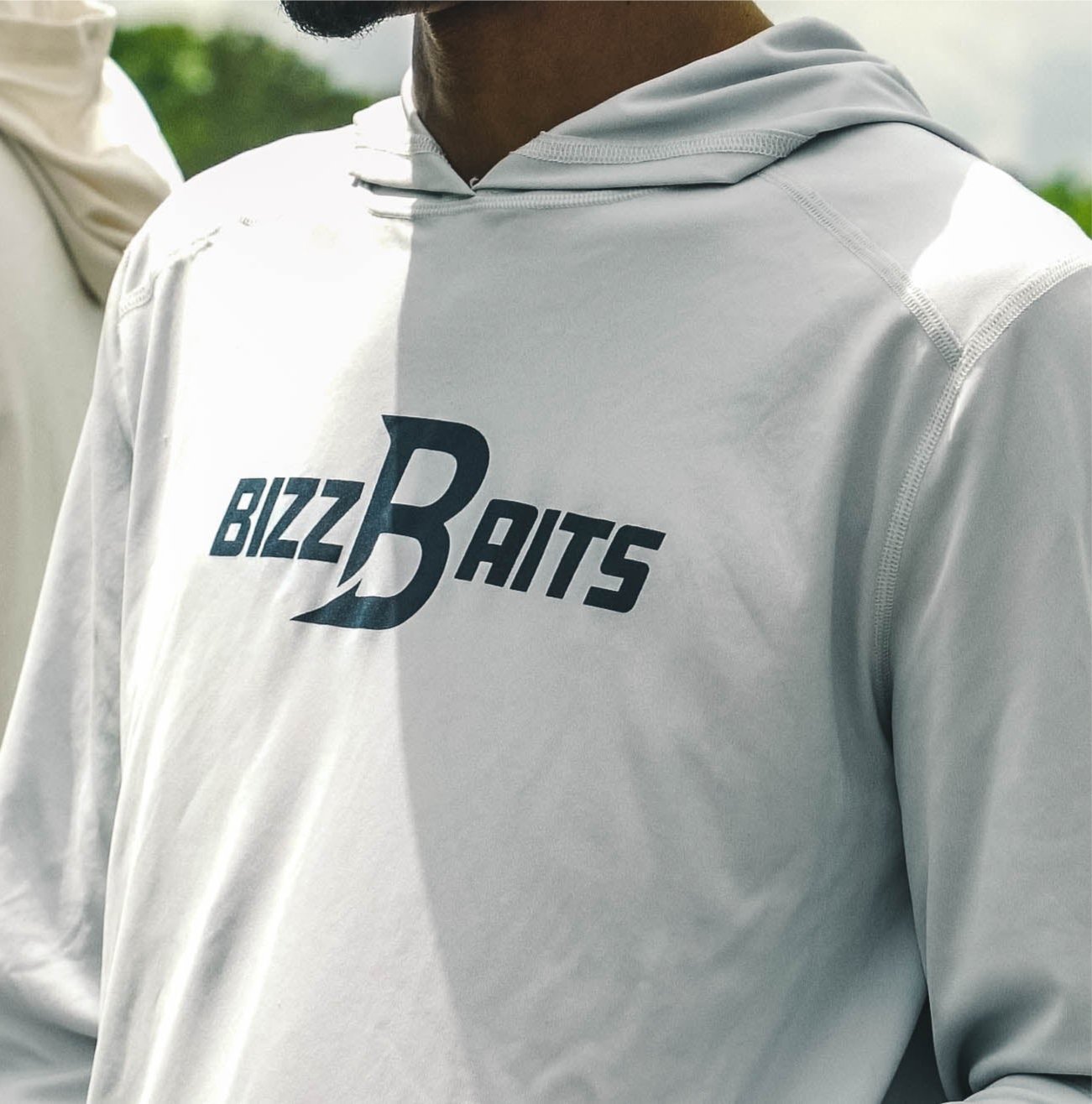 Lightweight Hooded Sunshirt - Silver