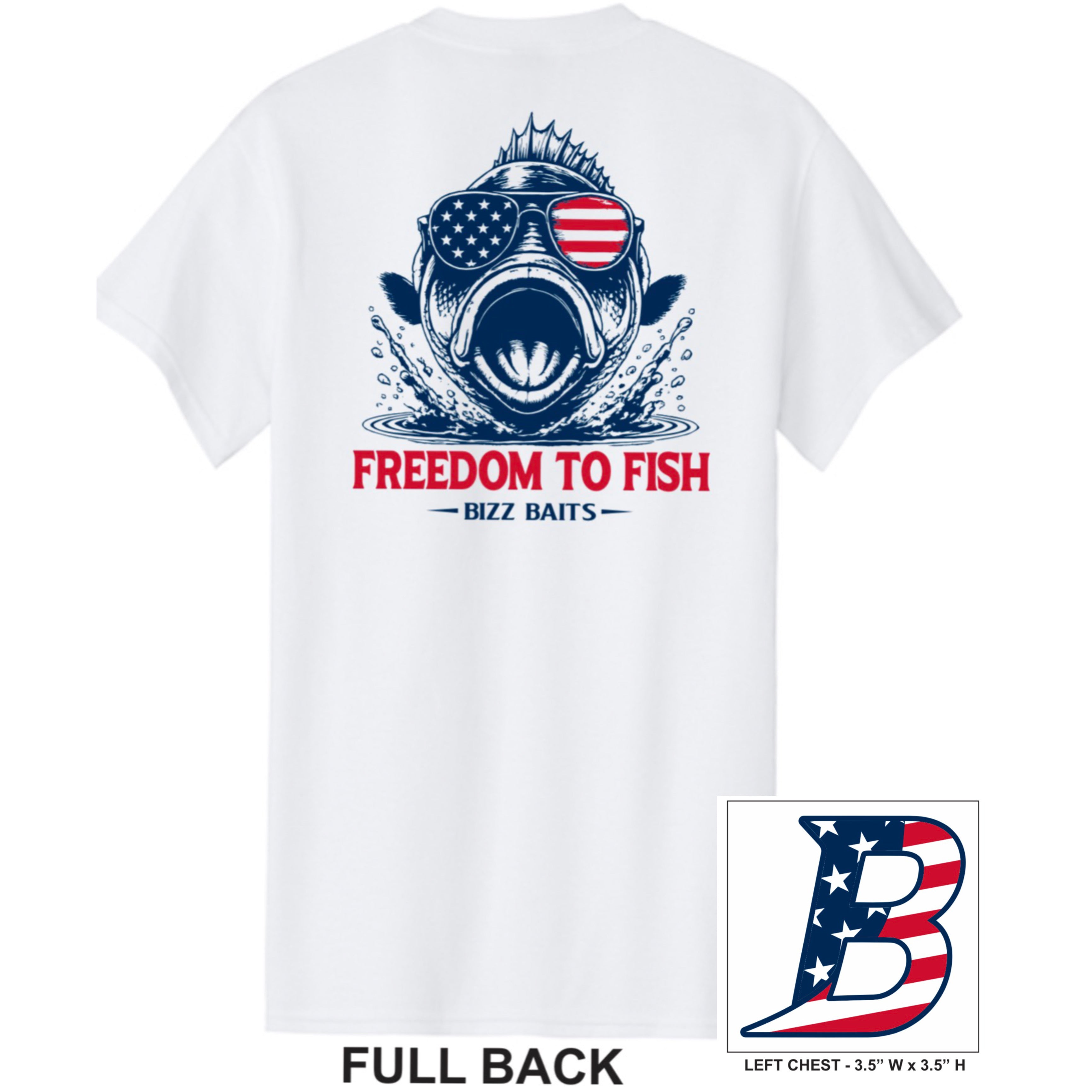 Limited Edition "FREEDOM TO FISH" T-Shirt