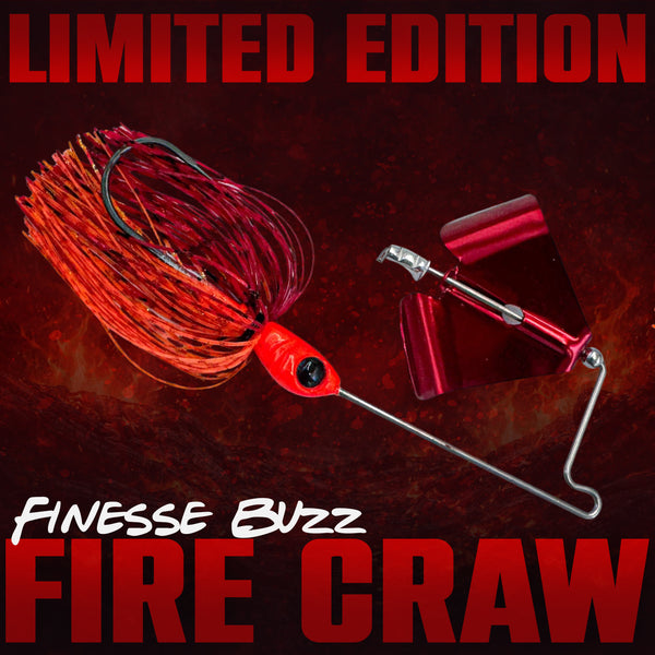 Limited Edition Fire Craw - Finesse Buzzbait