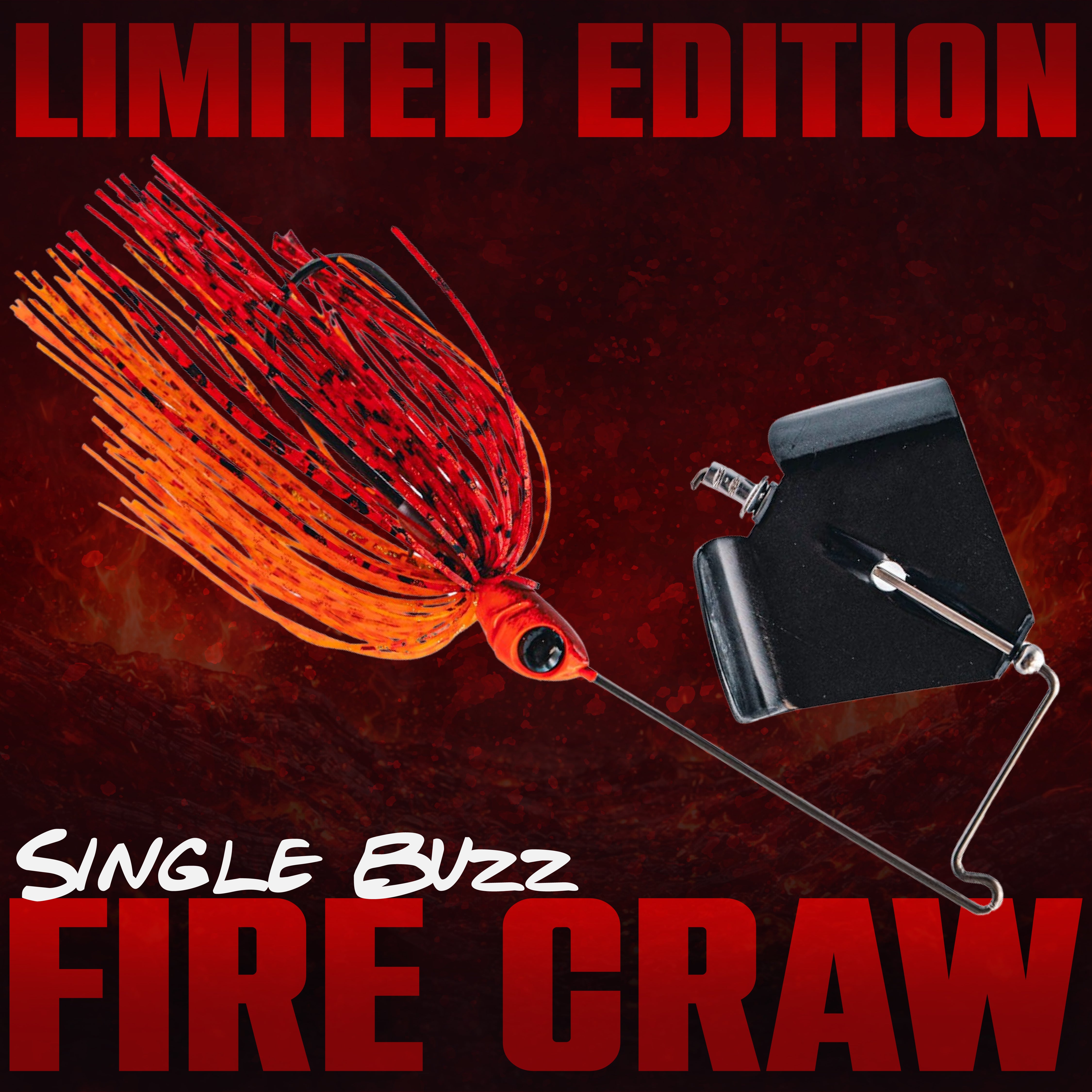 Limited Fire Craw - Single Buzzbait black Blade