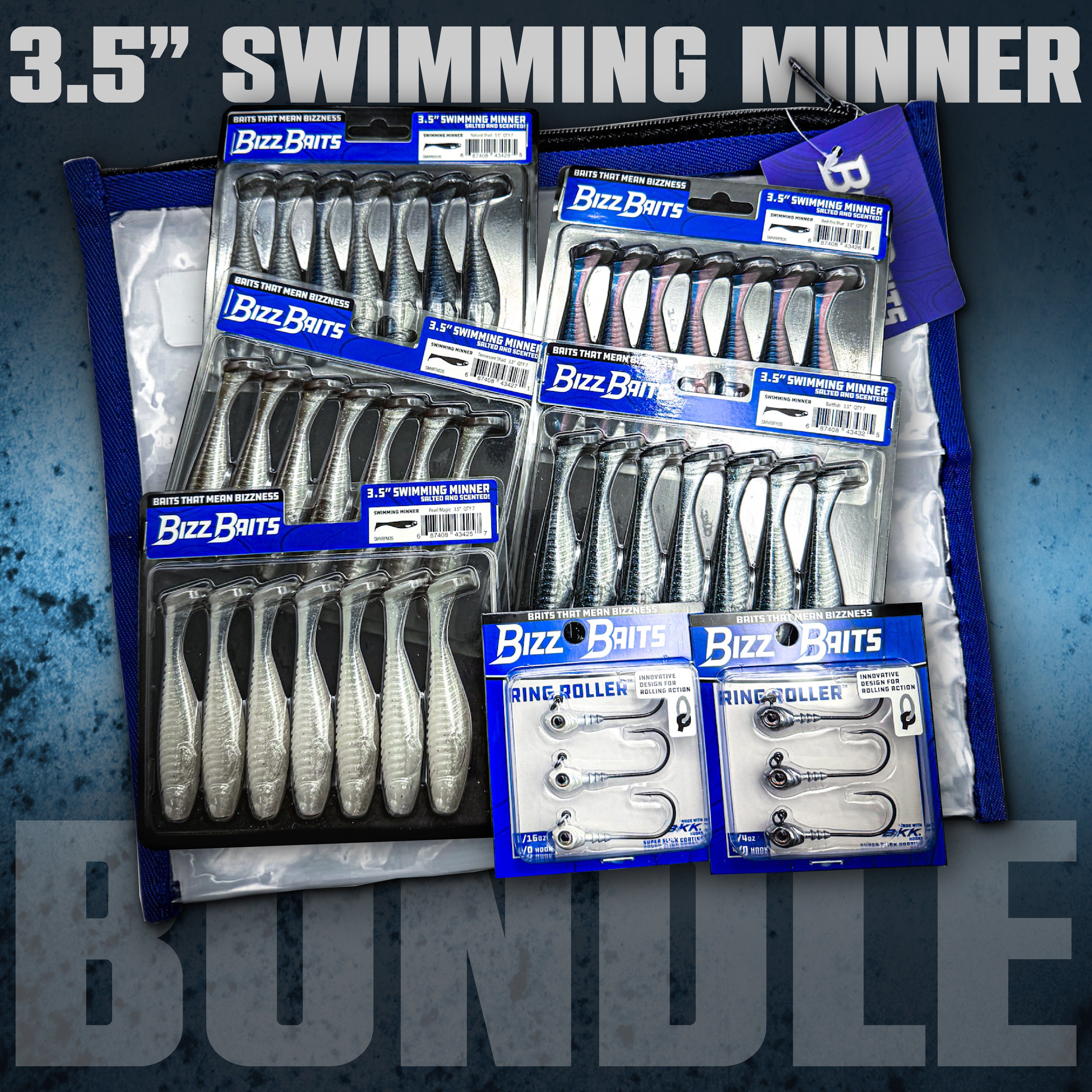 3.5" Swimming Minner Bundle