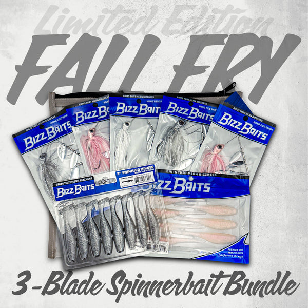Fall Fry 3-Blade Spinnerbait Bundle