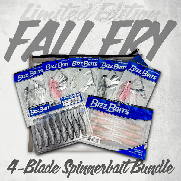Fall Fry 4-Blade Spinnerbait Bundle