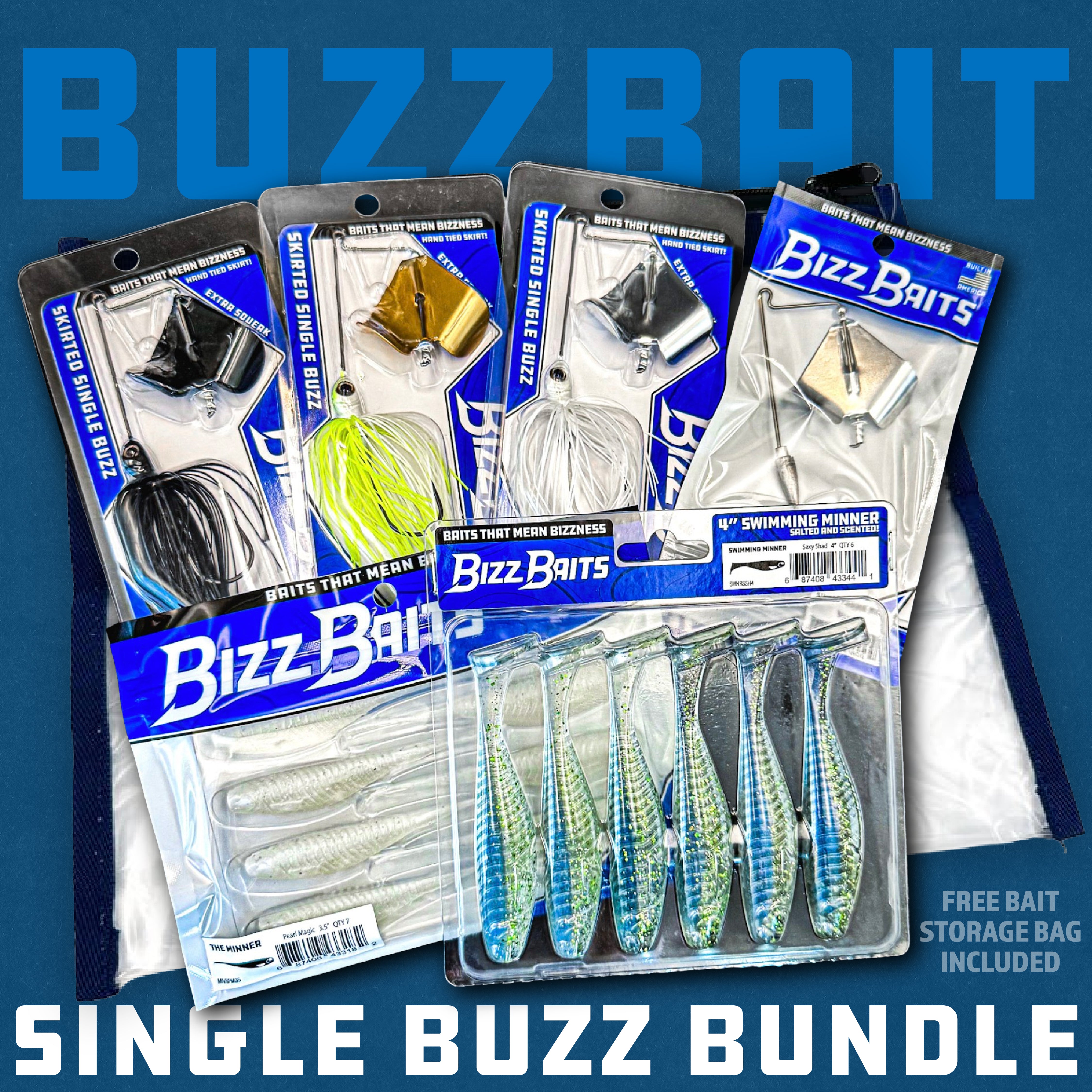 Single Buzz Bundle - With Free Bait Bag!